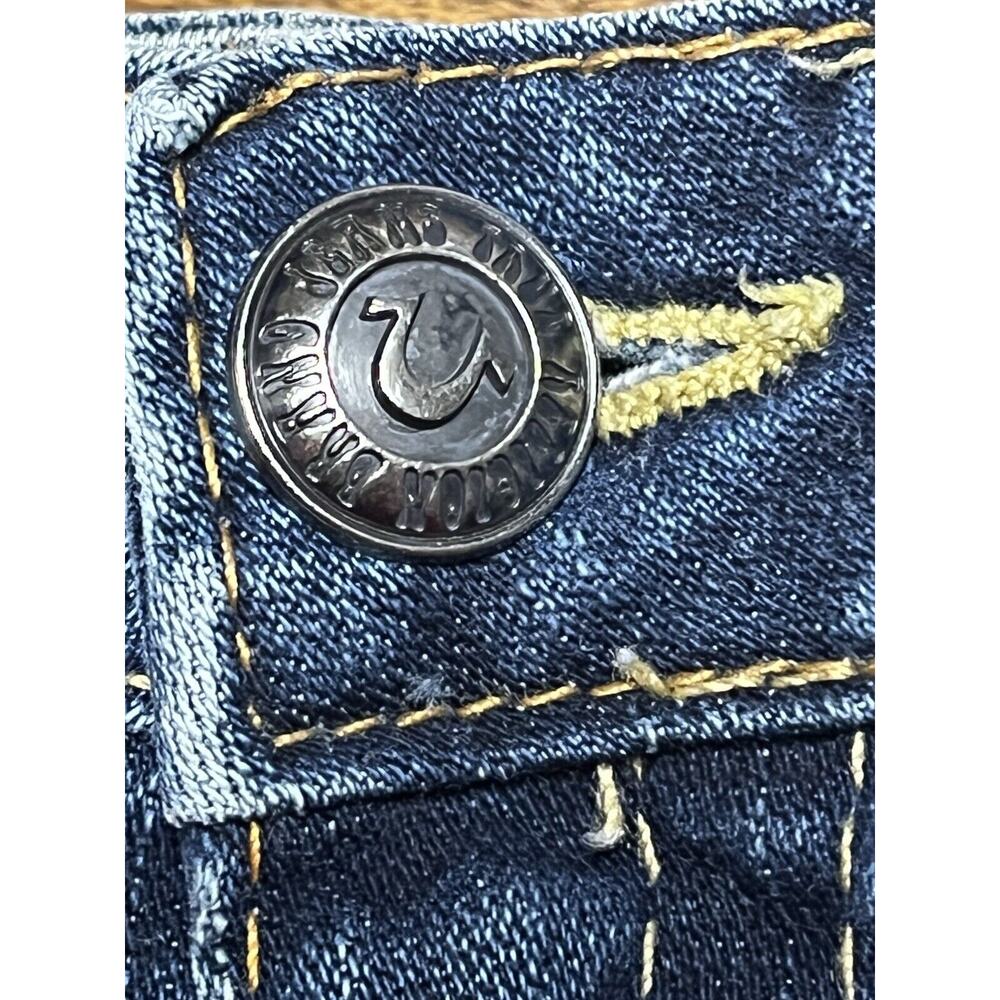True Religion Bootcut Blue Denim Johnny Jeans Size 29‎ x 26 Blue Womens L… - Picture 6 of 11